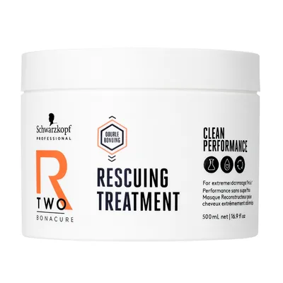 "מסכת R-TWO לשיקום שיער פגום במיוחד 500ML"